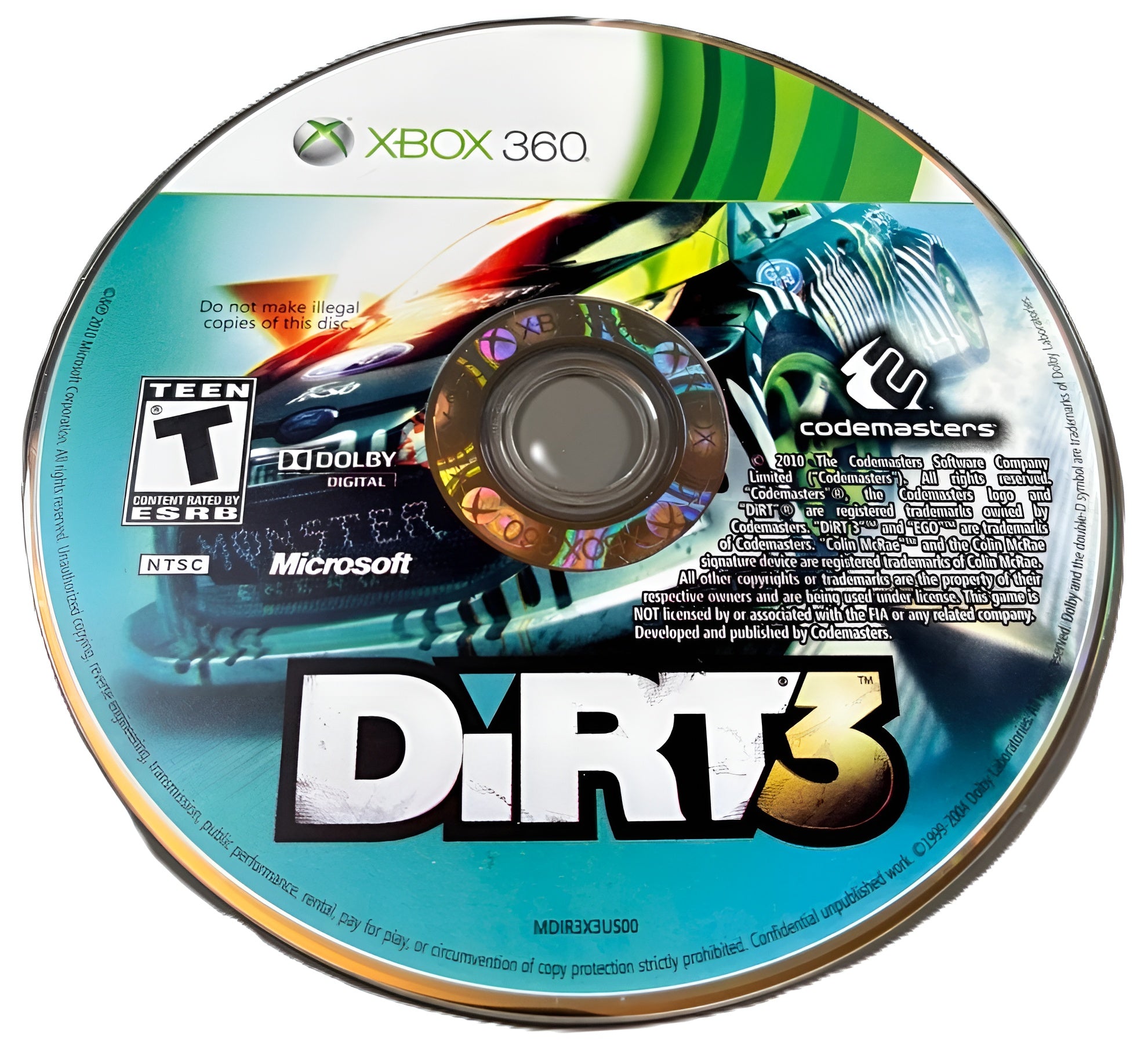 Dirt 3 Xbox 360 - Video Game - Used - CaveGamers - Image 3
