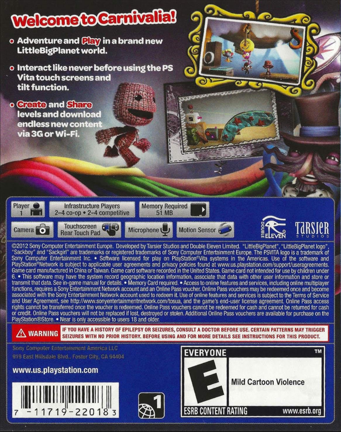 LittleBigPlanet PSV - Video Game - Used - CaveGamers - Image 2