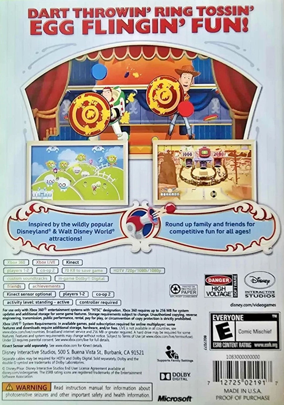 Toy Story Mania Xbox 360 - Video Game - Used - CaveGamers - Image 2