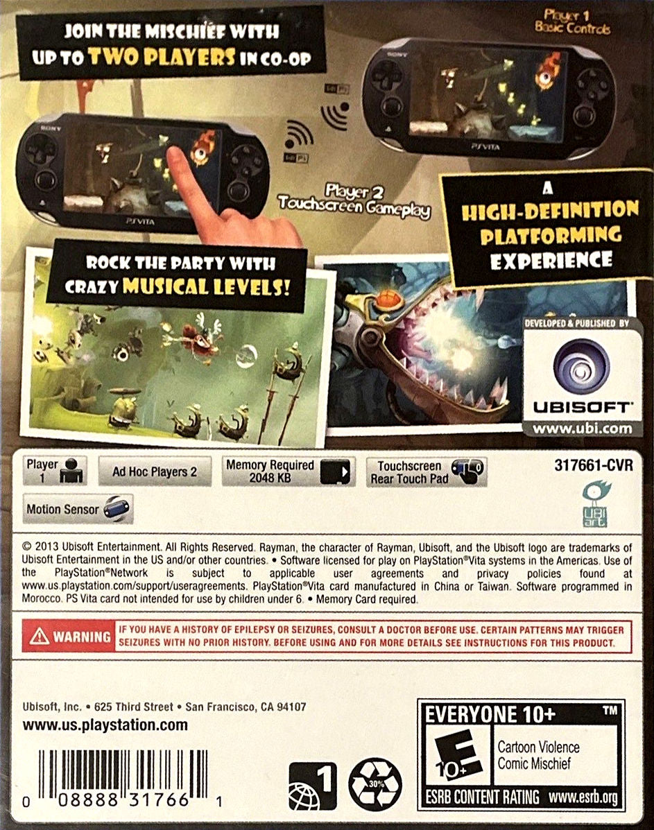 Rayman Legends PSV - Video Game - Used - CaveGamers - Image 2