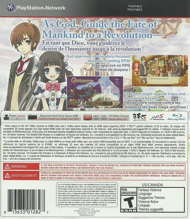 Guided Fate Paradox