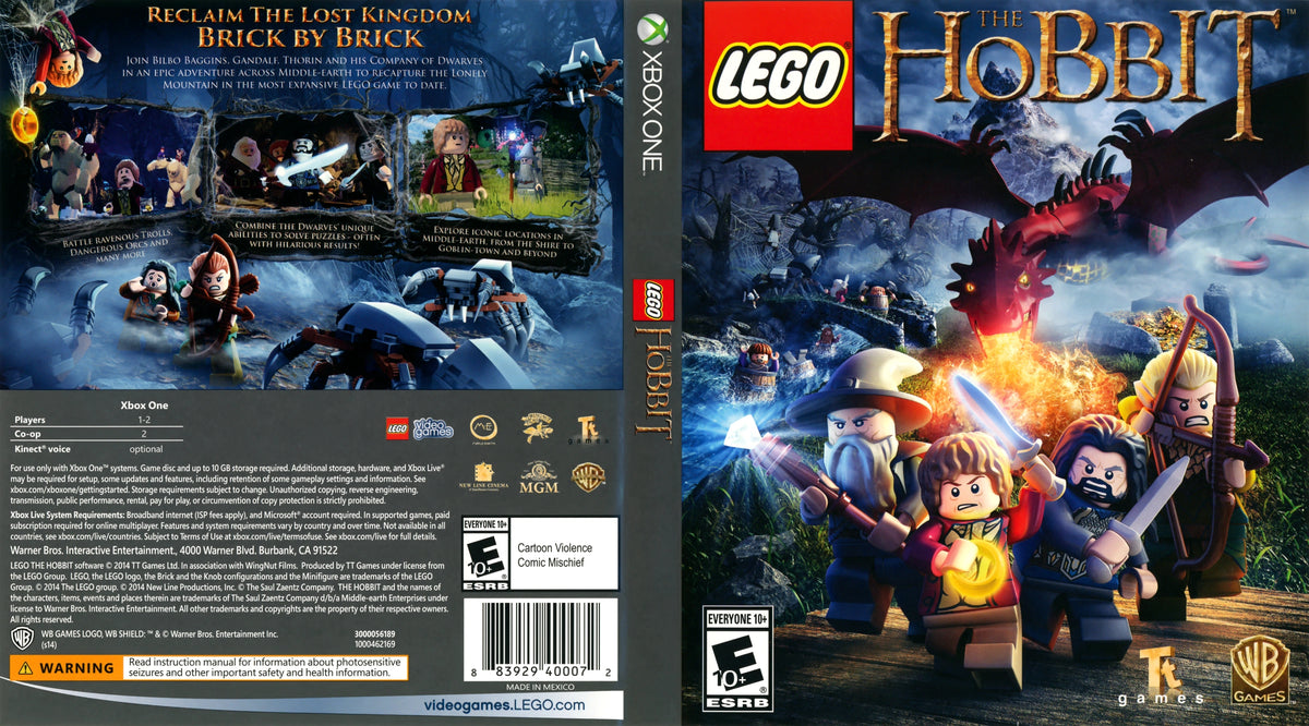 LEGO The Hobbit Xbox One - Video Game - Used - CaveGamers - Image 3