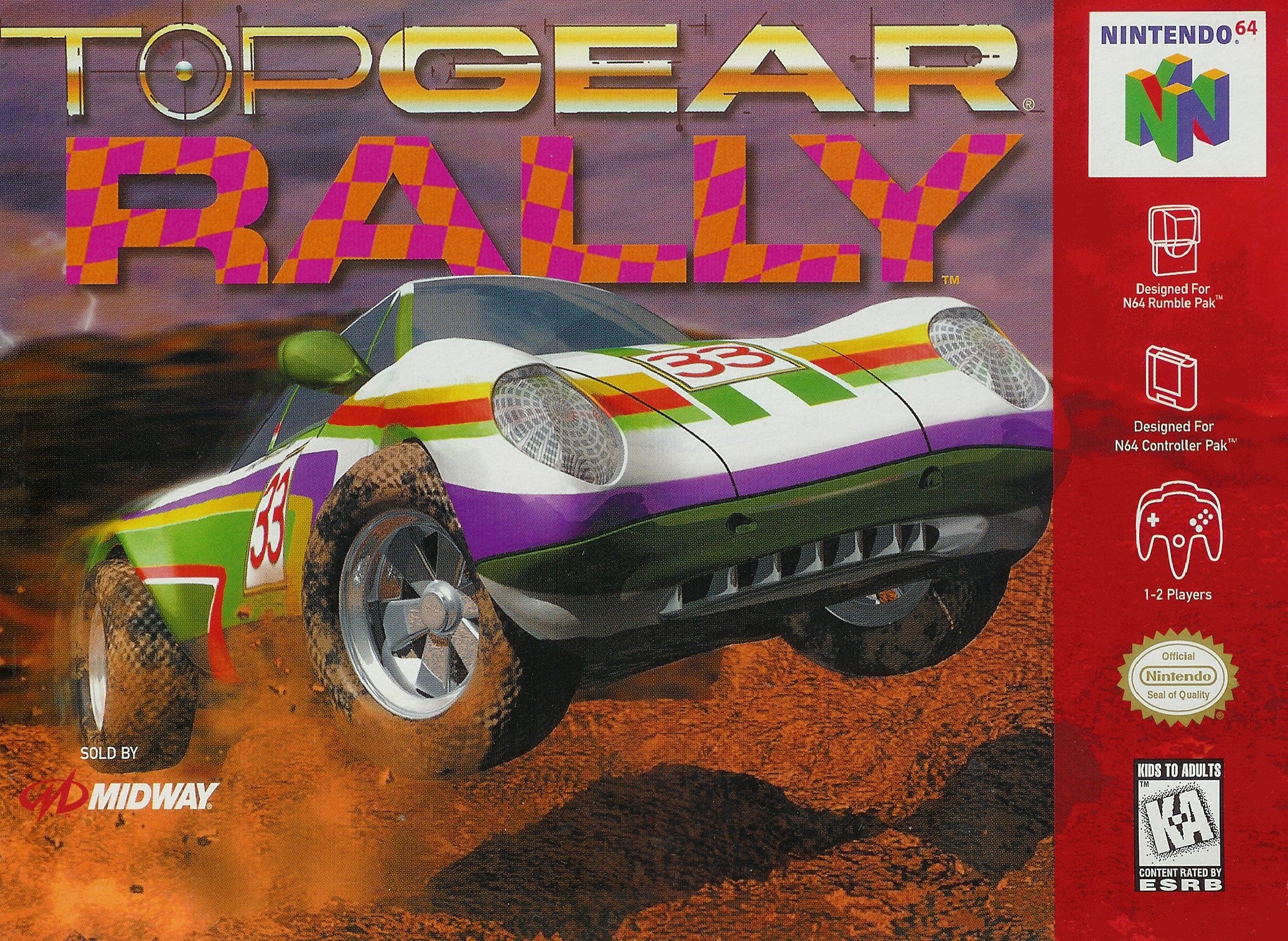 Top Gear Rally N64 - Video Game - Used - CaveGamers