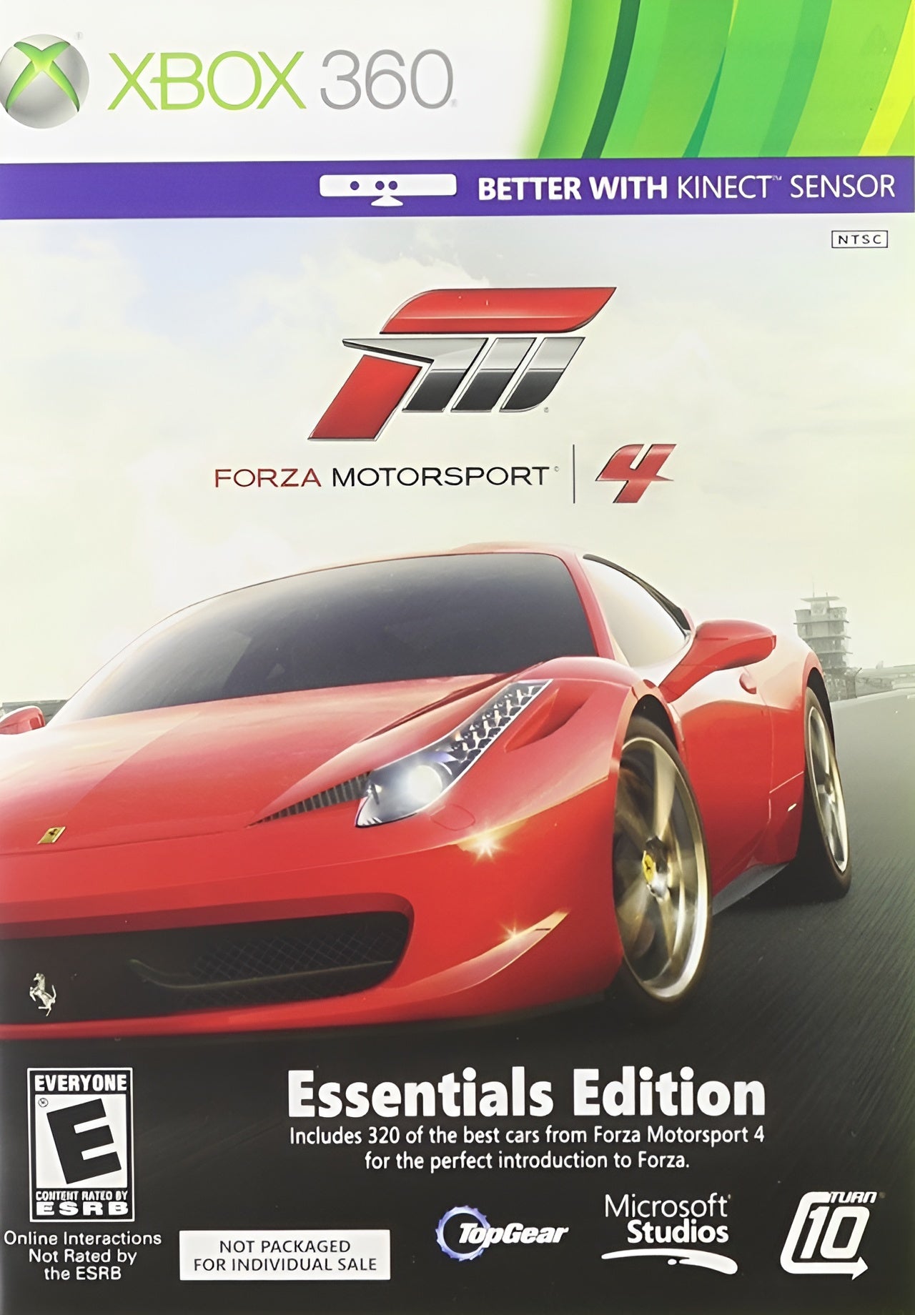 Forza Motorsport 4 Essentials Edition Xbox 360 - Video Game - Used - CaveGamers