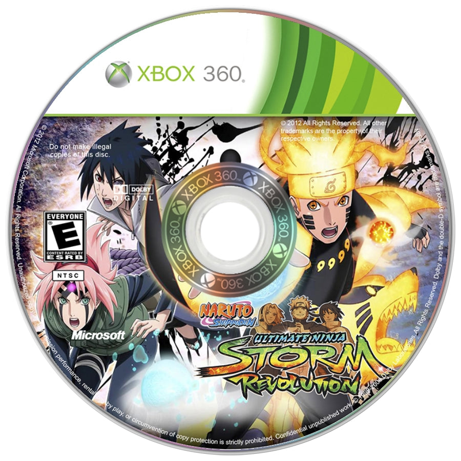 Naruto Shippuden Ultimate Ninja Storm Revolution Xbox 360 - Video Game - Used - CaveGamers - Image 2