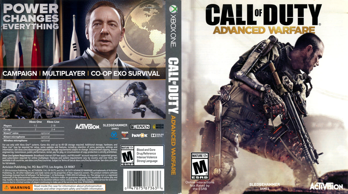 Call of Duty Advanced Warfare Xbox One - Video Game - Used - CaveGamers - Image 4