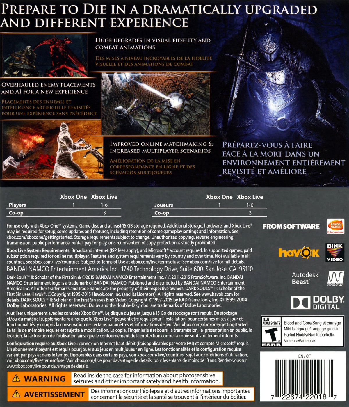 Dark Souls II: Scholar of the First Sin Xbox One - Video Game - Used - CaveGamers - Image 2