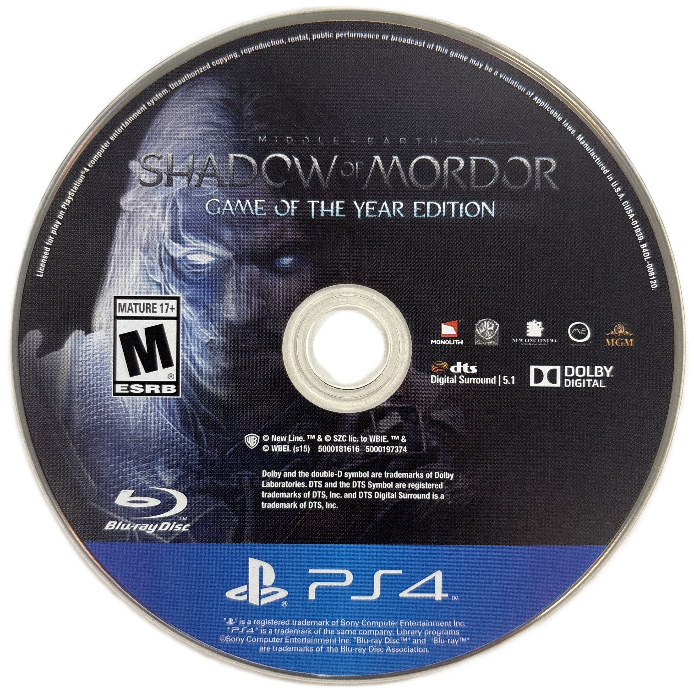 Middle Earth: Shadow of Mordor [Game of the Year] PS4 - Video Game - Used - CaveGamers - Image 2