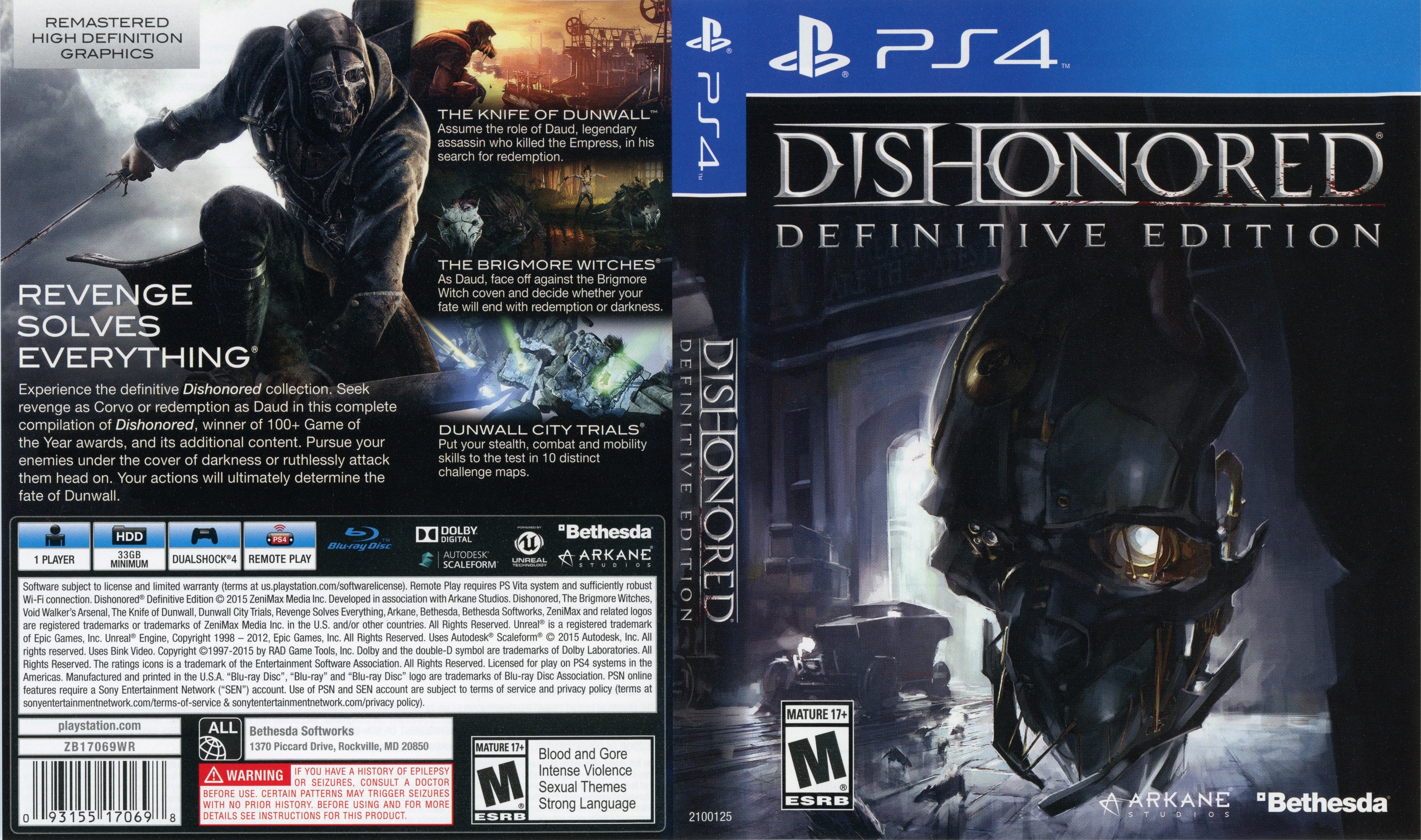 Dishonored [Definitive Edition] PS4 - Video Game - Used - CaveGamers - Image 4