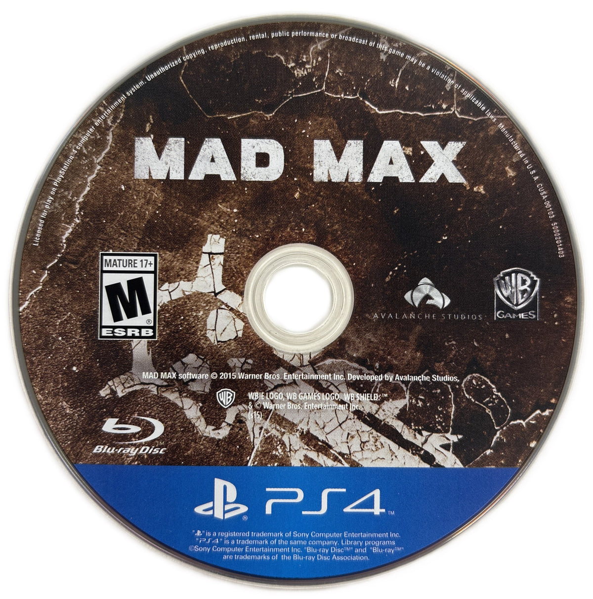Mad Max PS4 - Video Game - Used - CaveGamers - Image 2