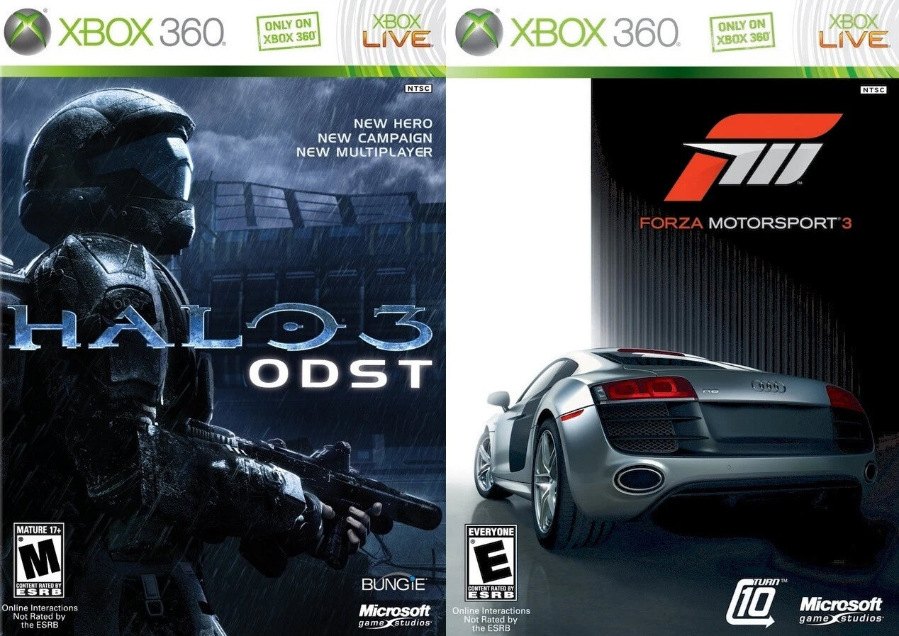 Halo 3: ODST & Forza Motorsport 3 [4 Discs] Xbox 360 - Video Game - Used - CaveGamers