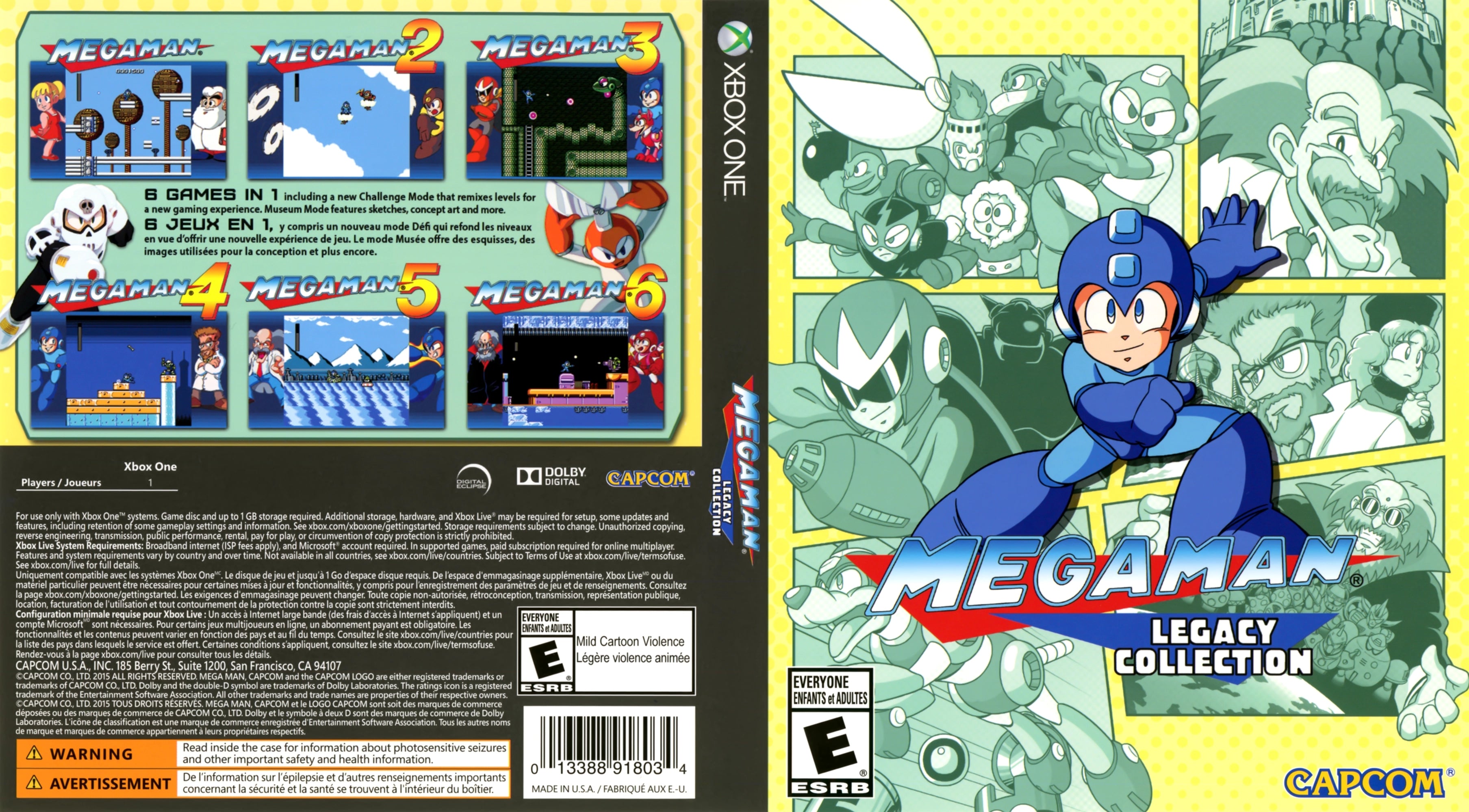 Mega Man Legacy Collection Xbox One - Video Game - Used - CaveGamers - Image 4