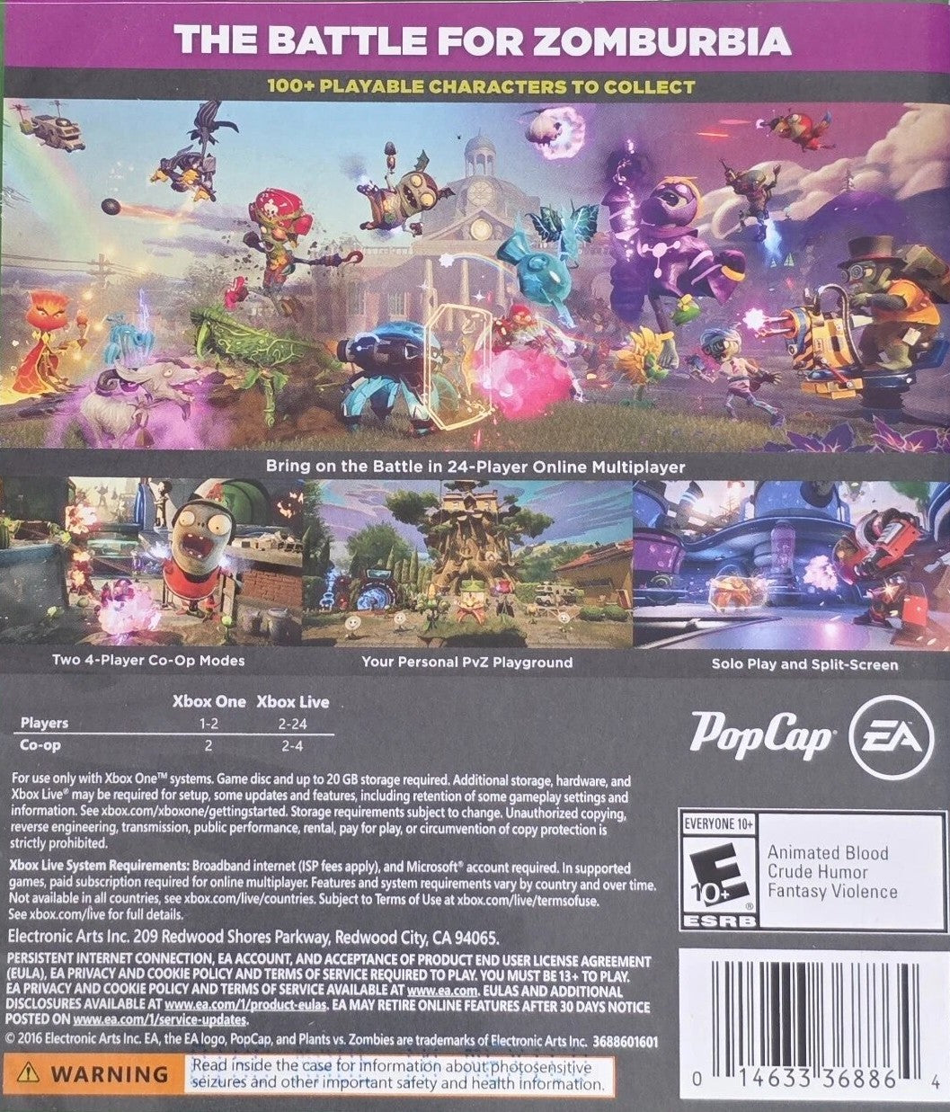 Plants vs. Zombies: Garden Warfare 2 Xbox One - Video Game - Used - CaveGamers - Image 2