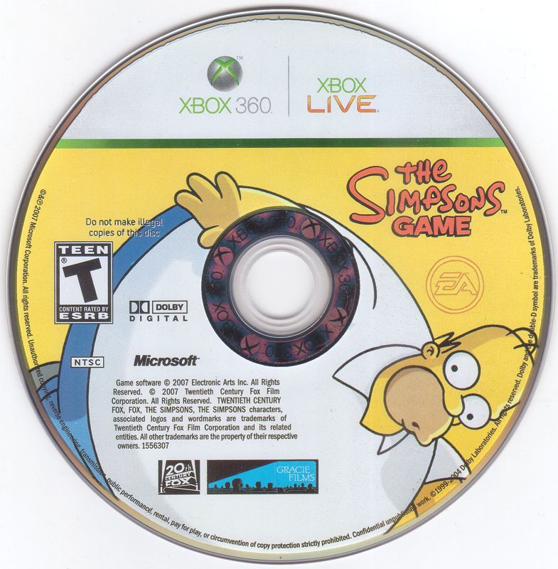 The Simpsons Game Xbox 360 - Video Game - Used - CaveGamers - Image 3