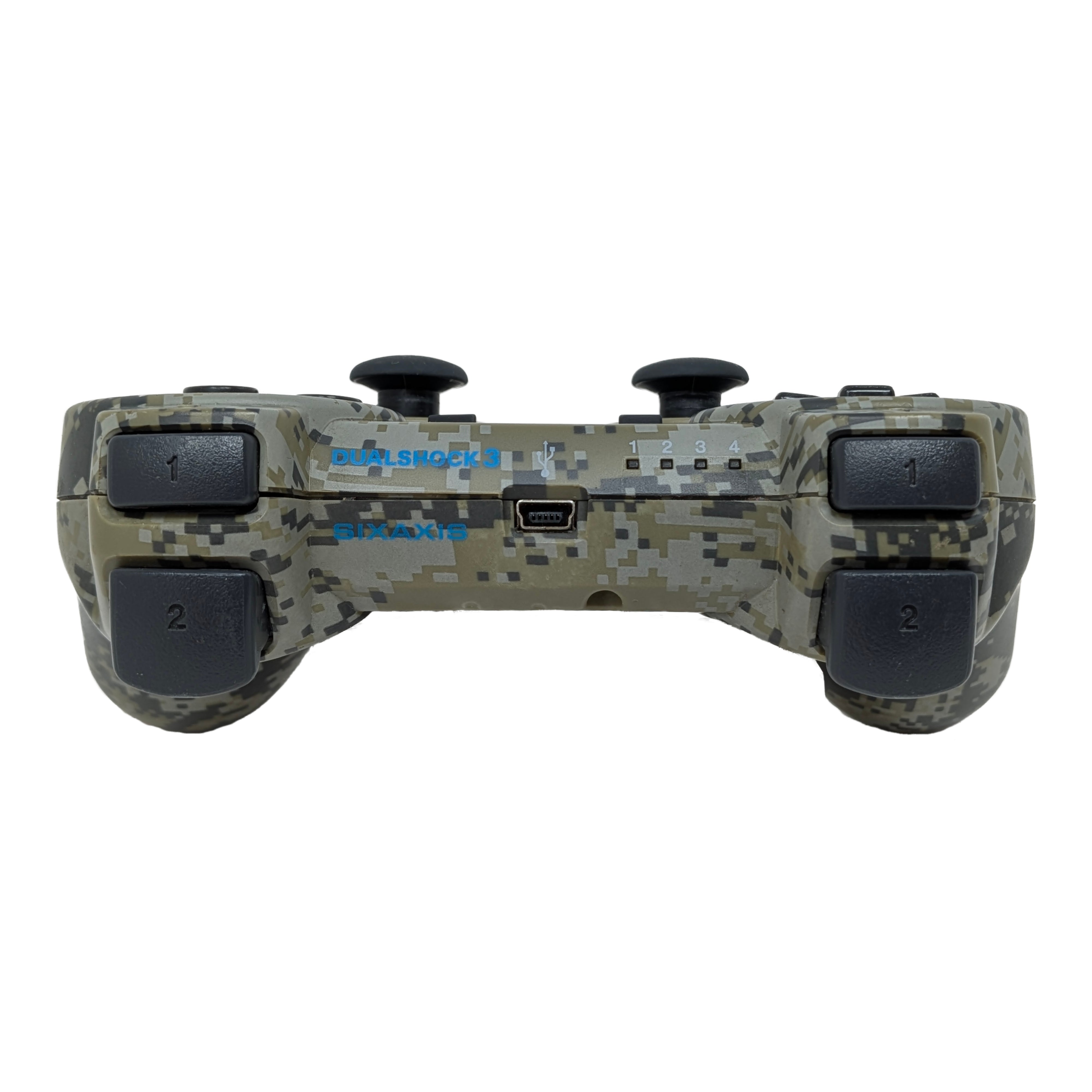 PlayStation 3 Dualshock 3 Wireless Controller - Camoflage PS3 - Video Game Accessory - Used - CaveGamers - Image 2