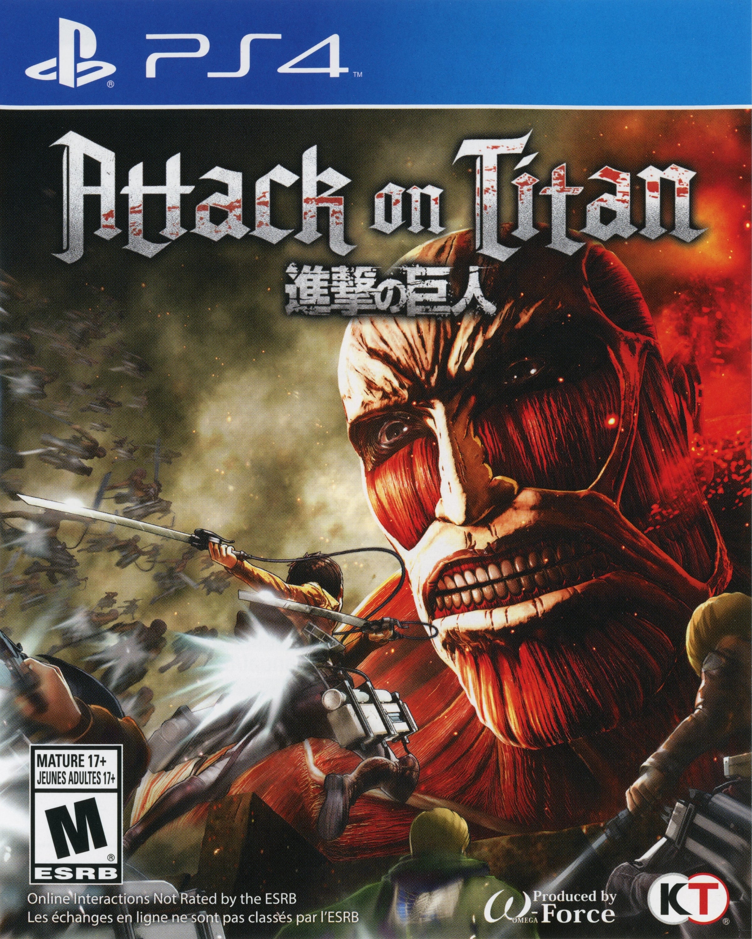 Attack on Titan PS4 - Video Game - Used - CaveGamers