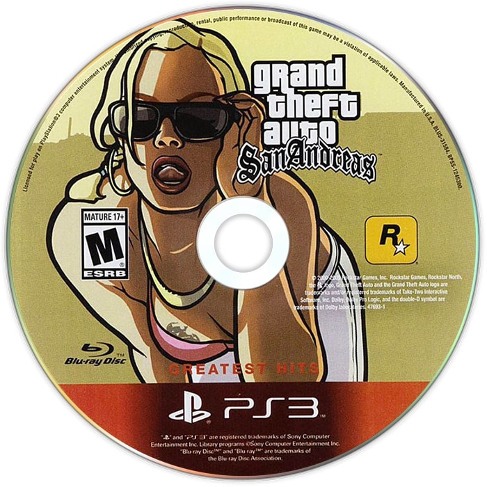 Grand Theft Auto San Andreas PS3 - Video Game - Used - CaveGamers - Image 3