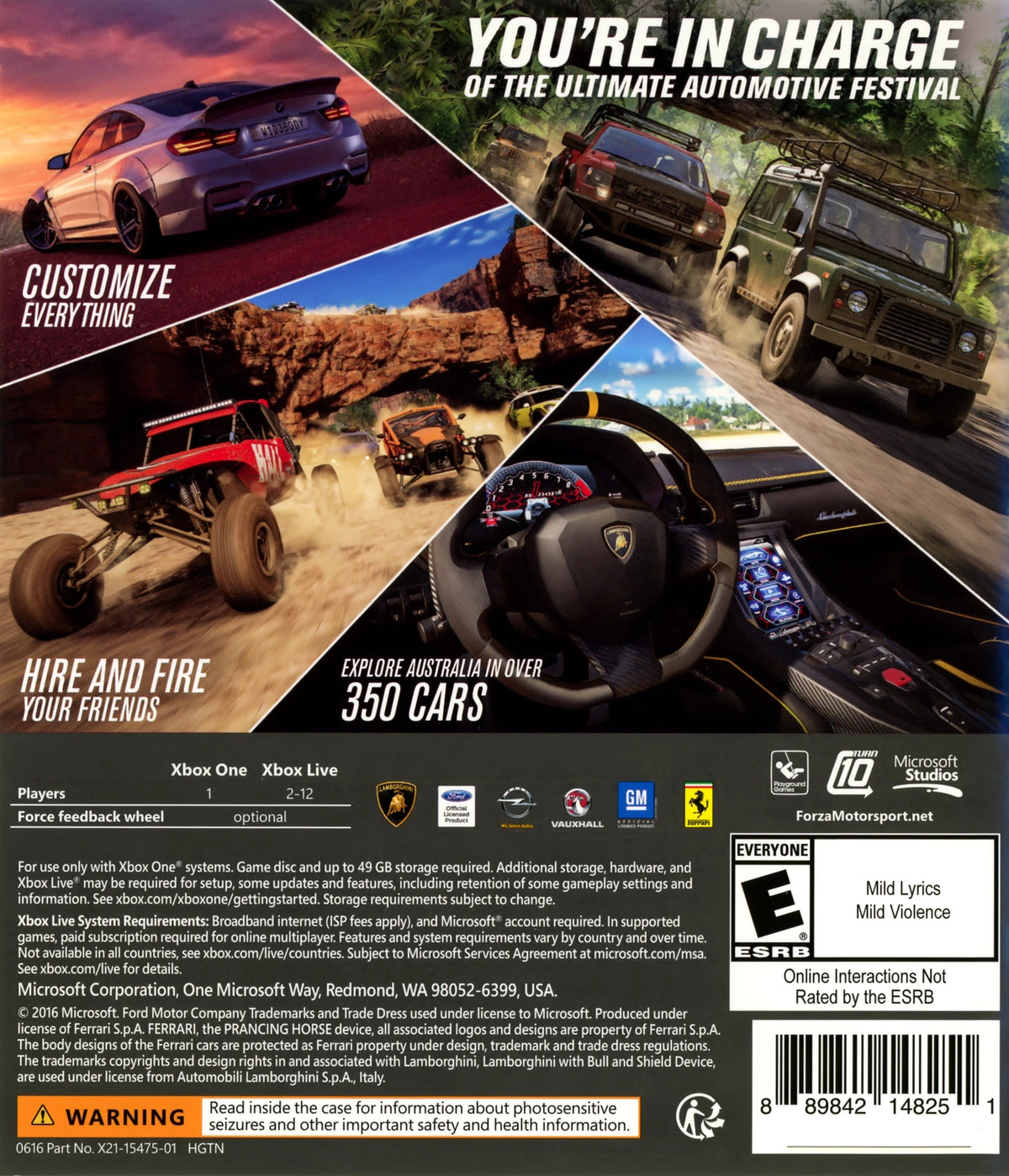 Forza Horizon 3 Xbox One - Video Game - Used - CaveGamers - Image 2