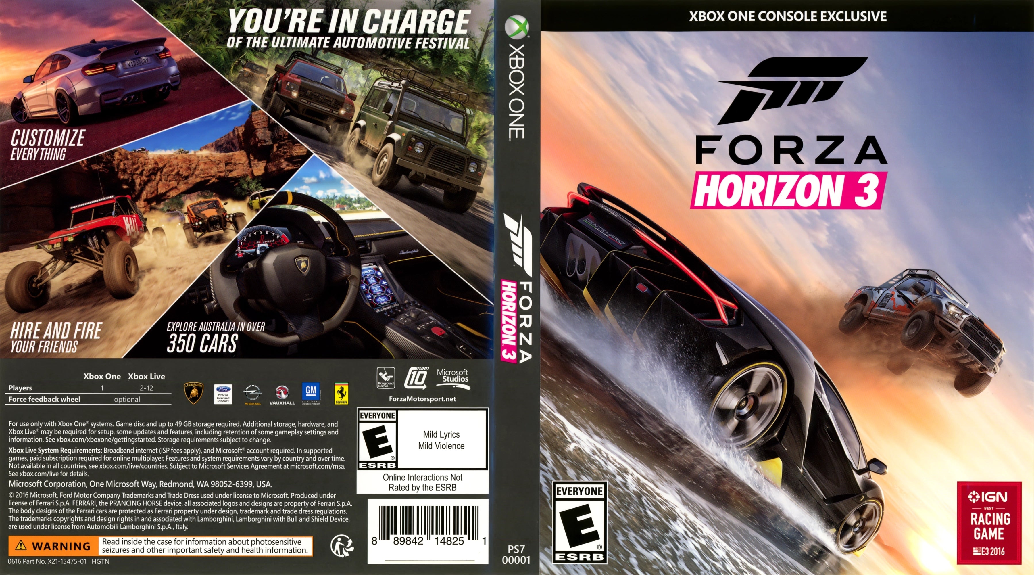 Forza Horizon 3 Xbox One - Video Game - Used - CaveGamers - Image 4