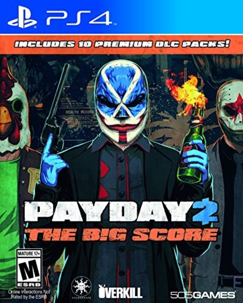 Payday 2 The Big Score PS4 - Video Game - Used - CaveGamers