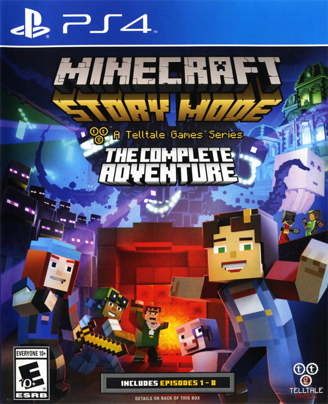 Minecraft: Story Mode Complete Adventure PS4 - Video Game - Used - CaveGamers