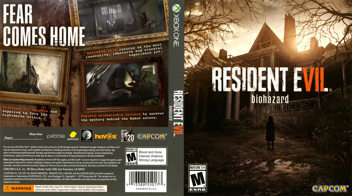 Resident Evil 7 Biohazard Xbox One - Video Game - Used - CaveGamers - Image 4