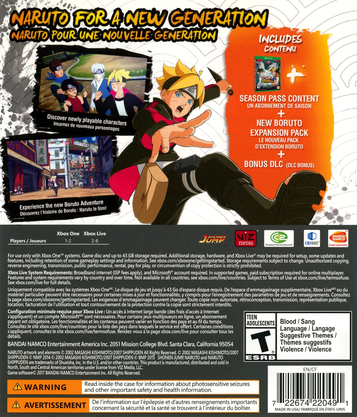 Naruto Shippuden Ultimate Ninja Storm 4: Road to Boruto Xbox One - Video Game - Used - CaveGamers - Image 2