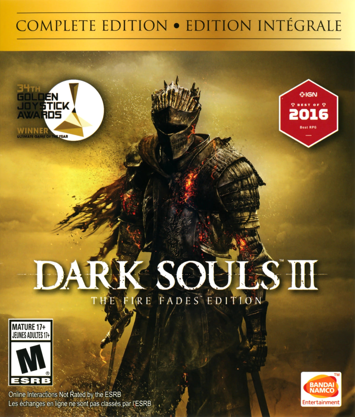 Dark Souls III: The Fire Fades Edition Xbox One - Video Game - Used - CaveGamers