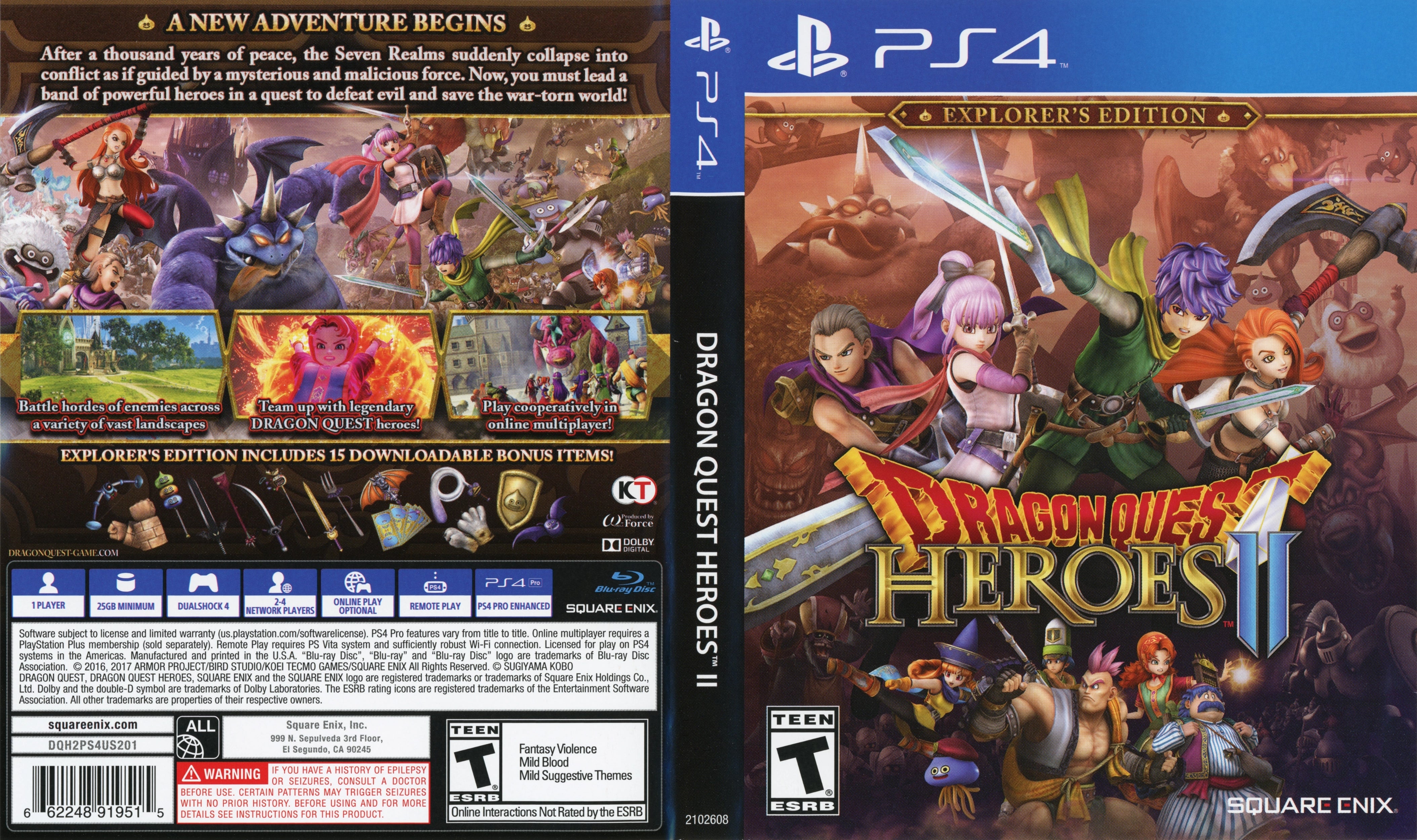 Dragon Quest Heroes II PS4 - Video Game - Used - CaveGamers - Image 3