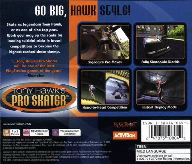Tony Hawk's Pro Skater