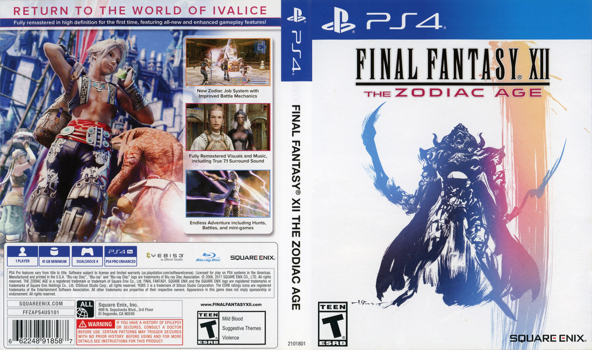 Final Fantasy XII: The Zodiac Age PS4 - Video Game - Used - CaveGamers - Image 3