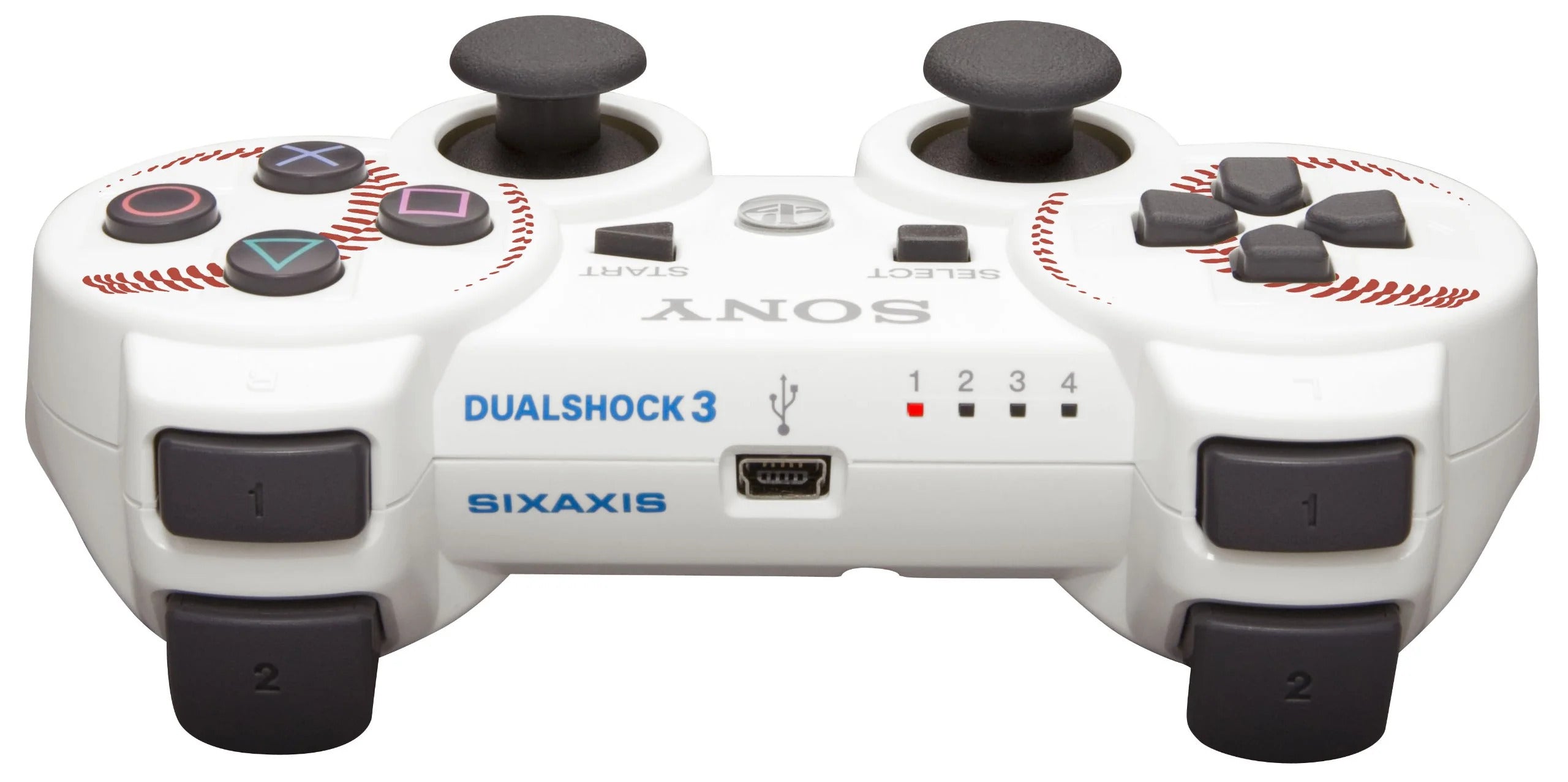PlayStation 3 Dualshock 3 Wireless Controller - MLB 11 Baseball Edition PS3 - Video Game Accessory - Used - CaveGamers - Image 3