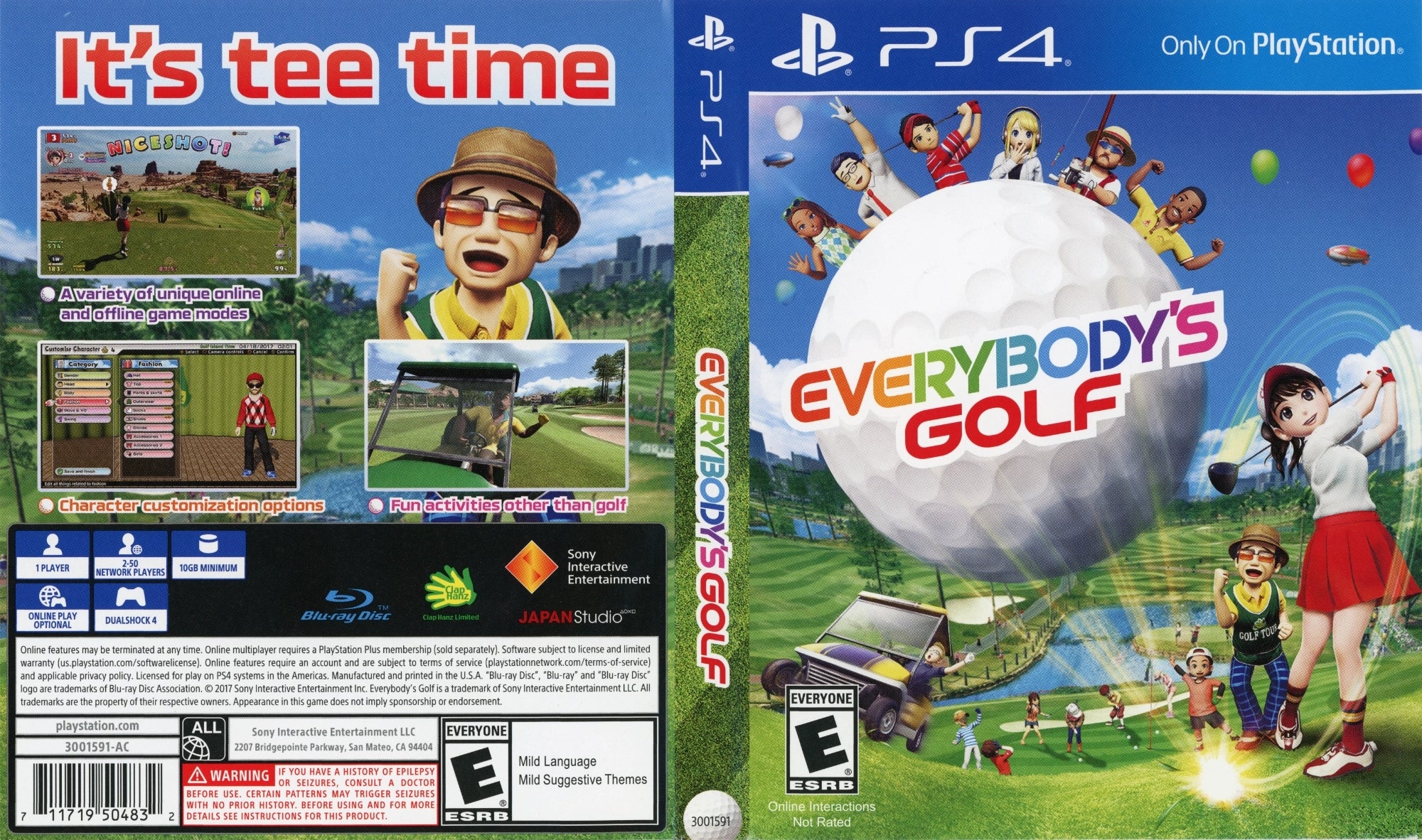 Everybody's Golf PS4 - Video Game - Used - CaveGamers - Image 4