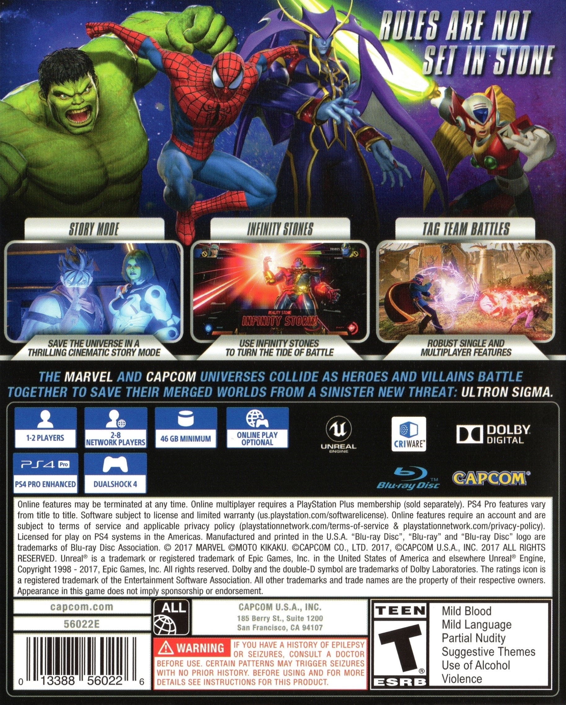 Marvel vs Capcom: Infinite PS4 - Video Game - Used - CaveGamers - Image 2