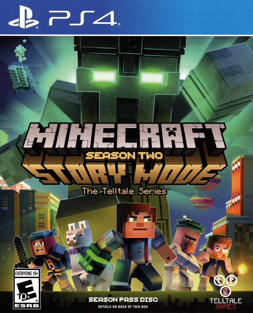 Minecraft: Story Mode Season Two PS4 - Video Game - Used - CaveGamers
