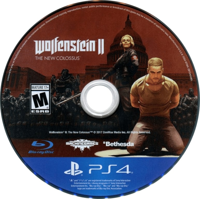 Wolfenstein II: The New Colossus PS4 - Video Game - Used - CaveGamers - Image 3