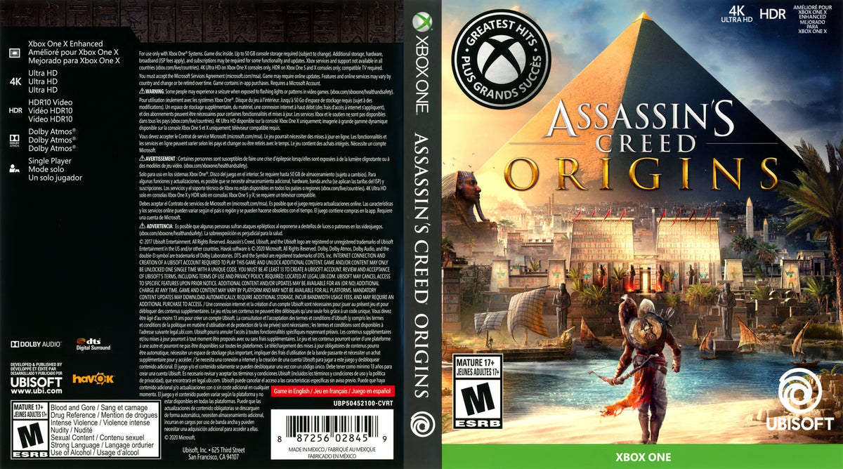 Assassin's Creed: Origins Xbox One - Video Game - Used - CaveGamers - Image 5