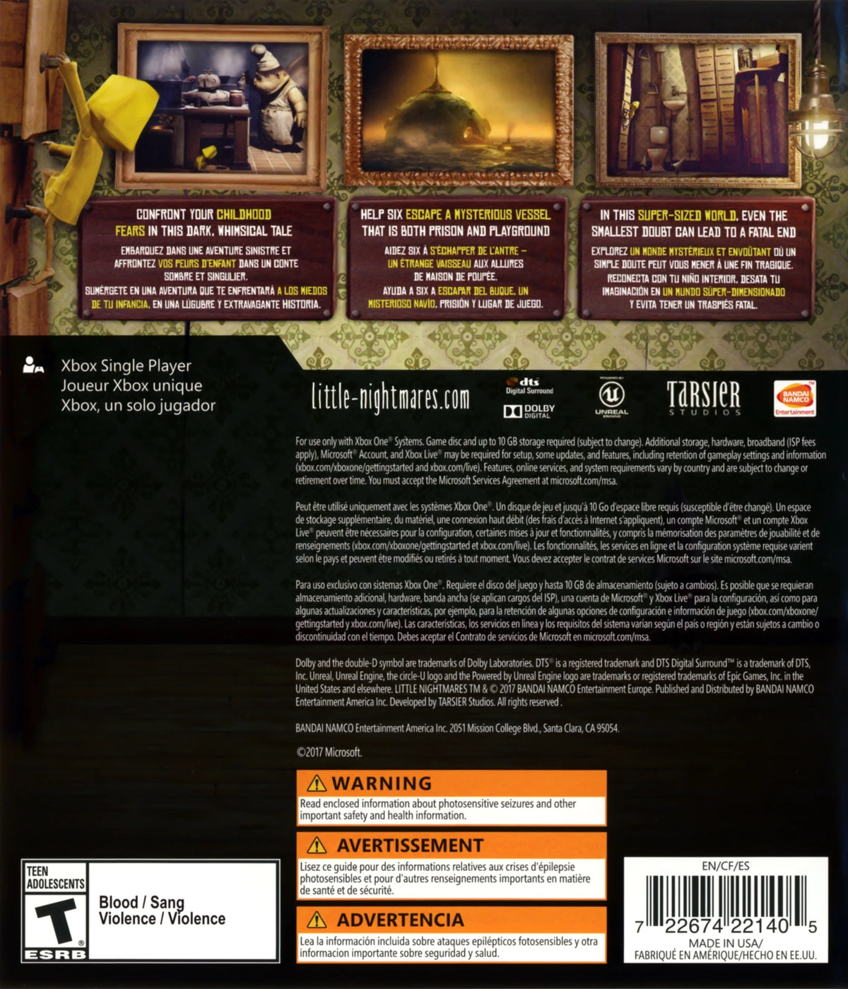 Little Nightmares Complete Edition Xbox One - Video Game - Used - CaveGamers - Image 2