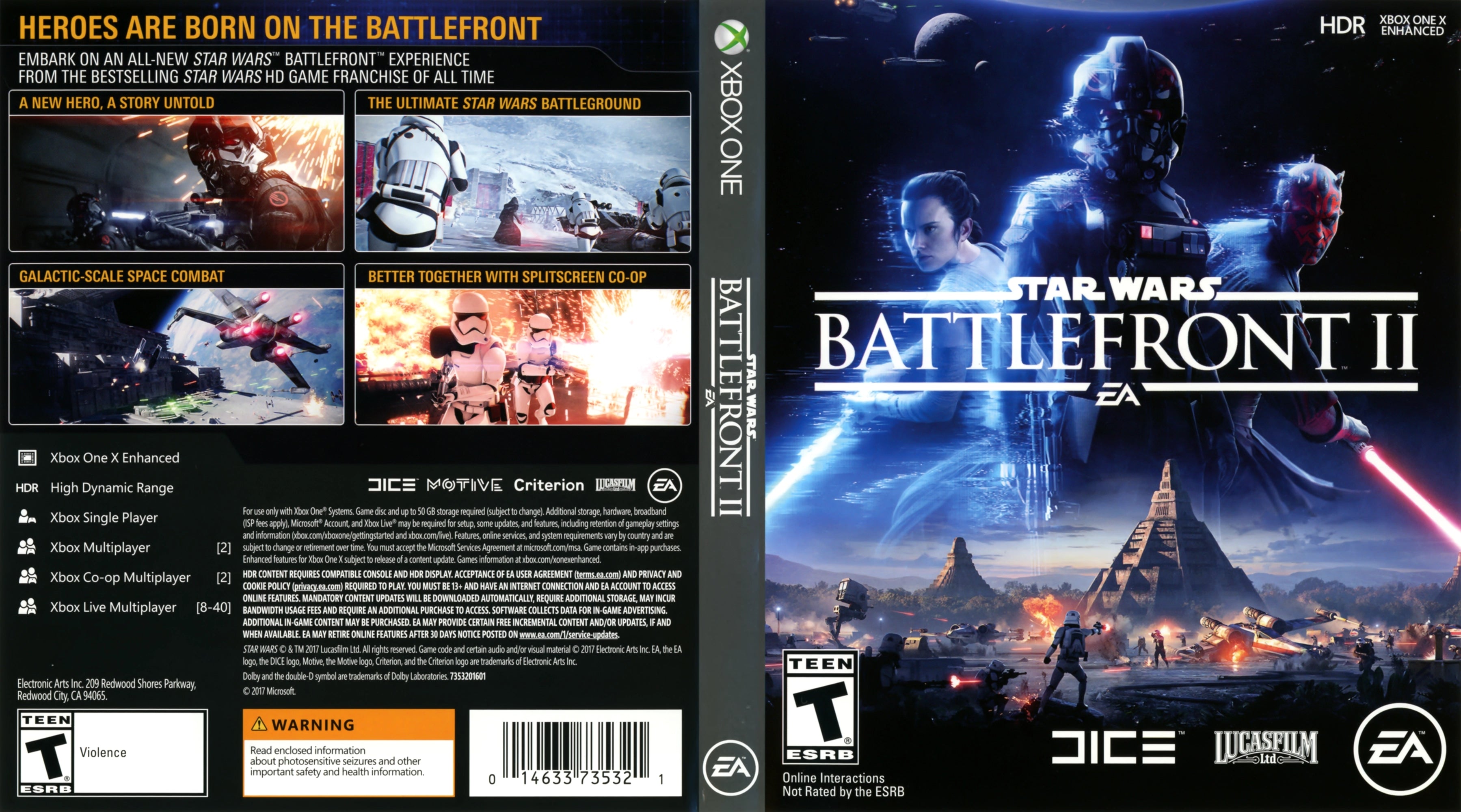 Star Wars: Battlefront II Xbox One - Video Game - Used - CaveGamers - Image 4