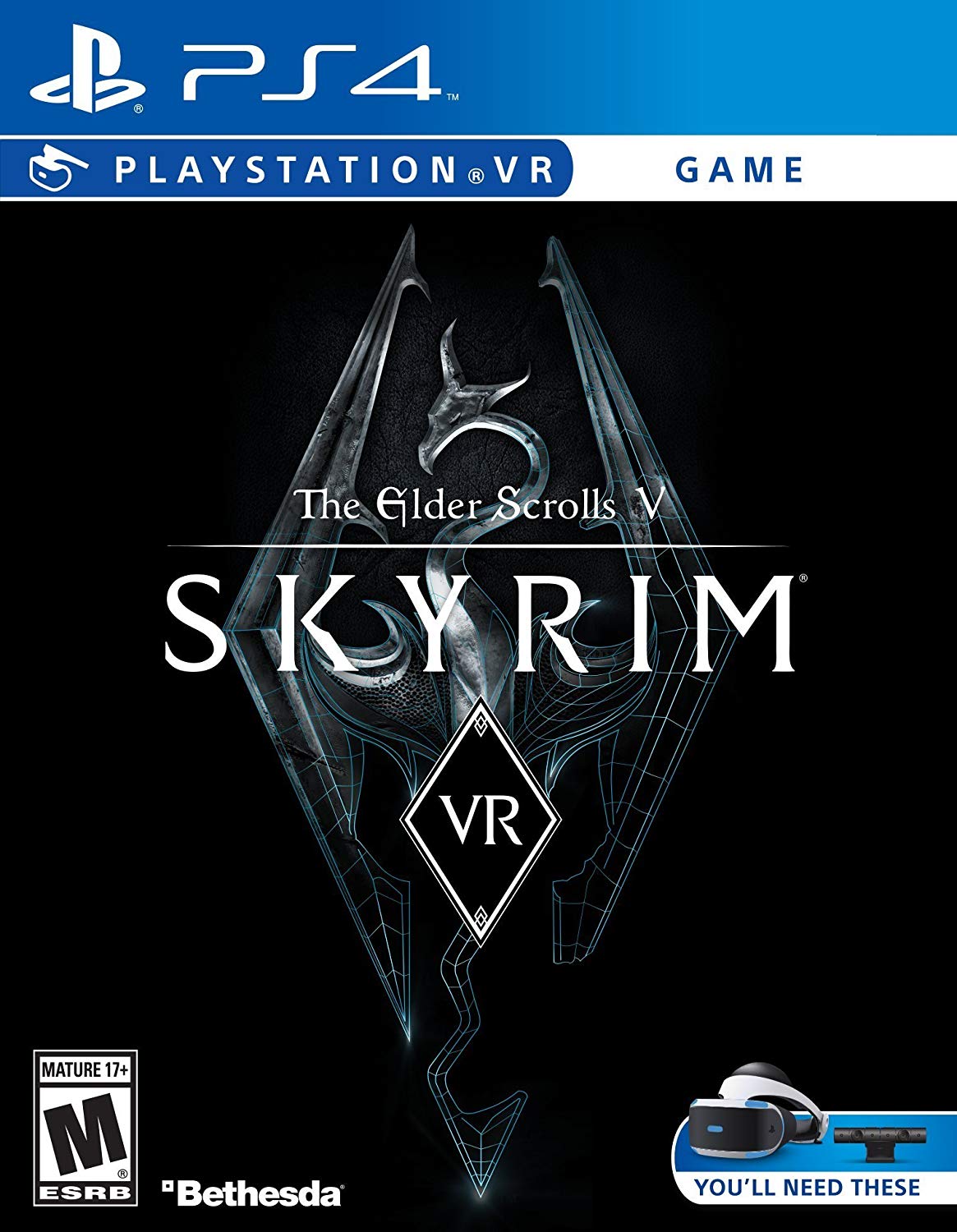 Elder Scrolls V: Skyrim VR PS4 - Video Game - Used - CaveGamers