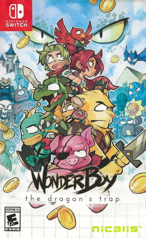 Wonder Boy The Dragon's Trap Switch - Video Game - Used - CaveGamers