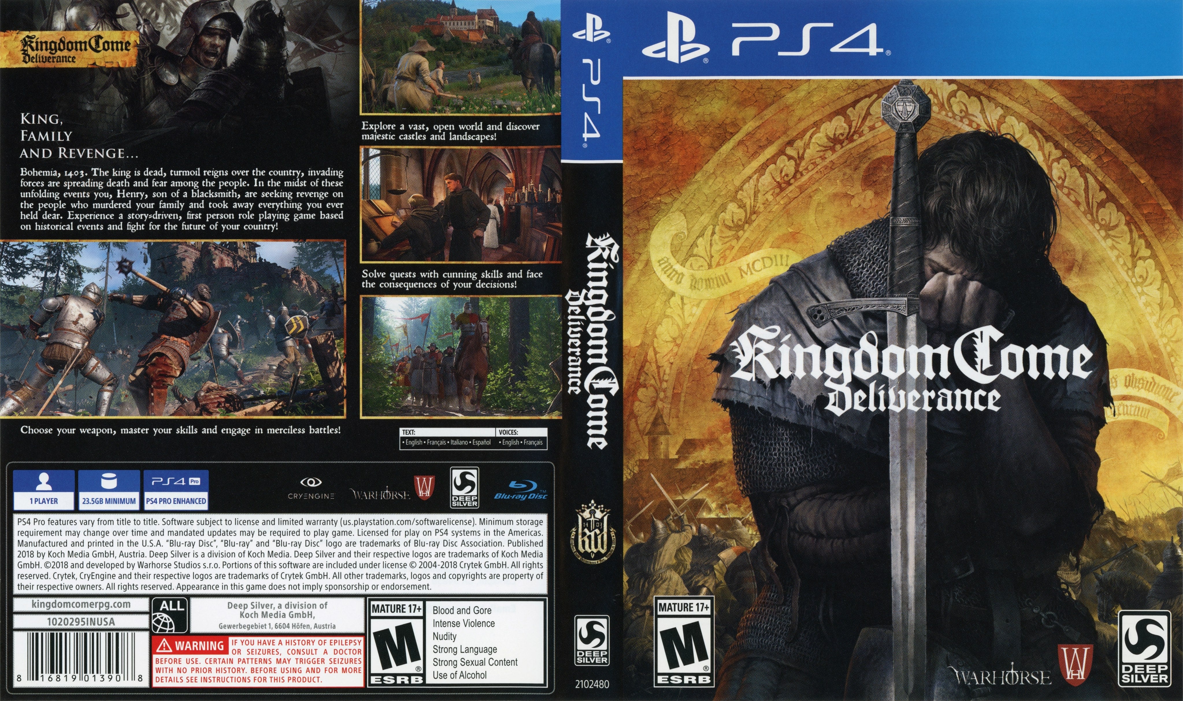 Kingdom Come Deliverance PS4 - Video Game - Used - CaveGamers - Image 3