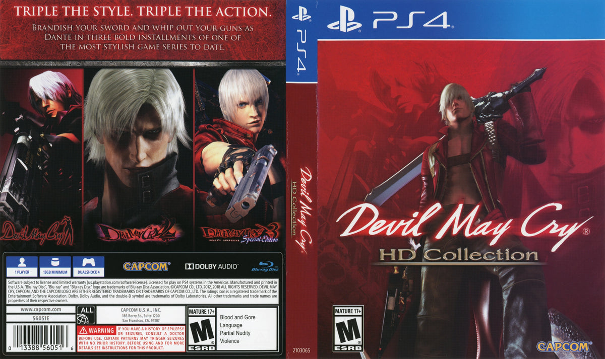 Devil May Cry HD Collection PS4 - Video Game - Used - CaveGamers - Image 3