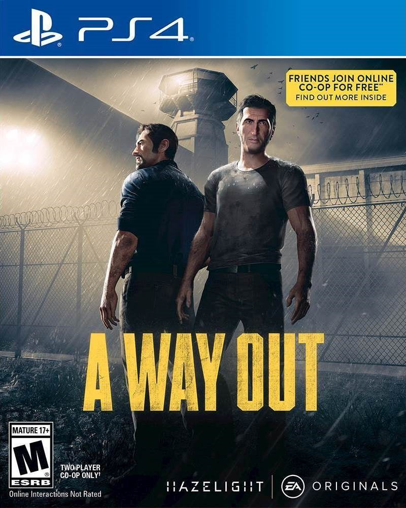 A Way Out PS4 - Video Game - Used - CaveGamers