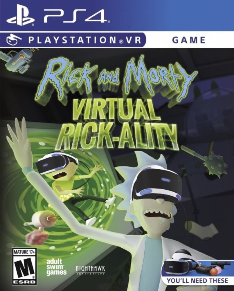 Rick and Morty Virtual Rick-ality PS4 - Video Game - Used - CaveGamers