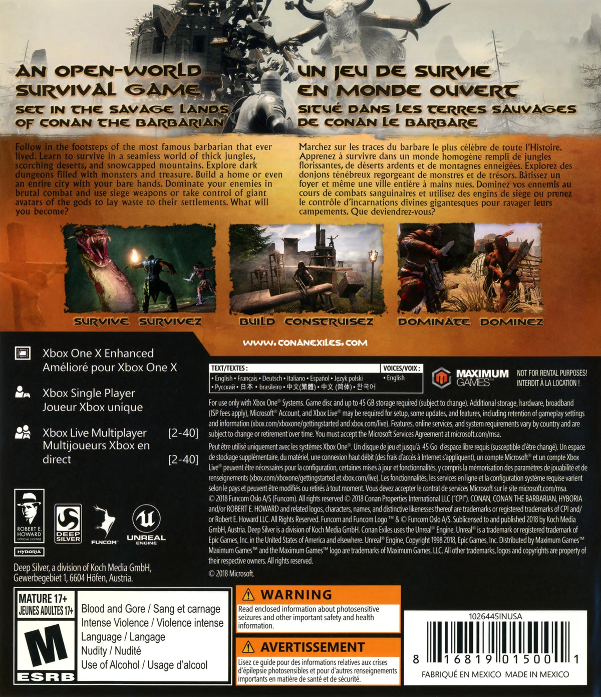 Conan Exiles Xbox One - Video Game - Used - CaveGamers - Image 2