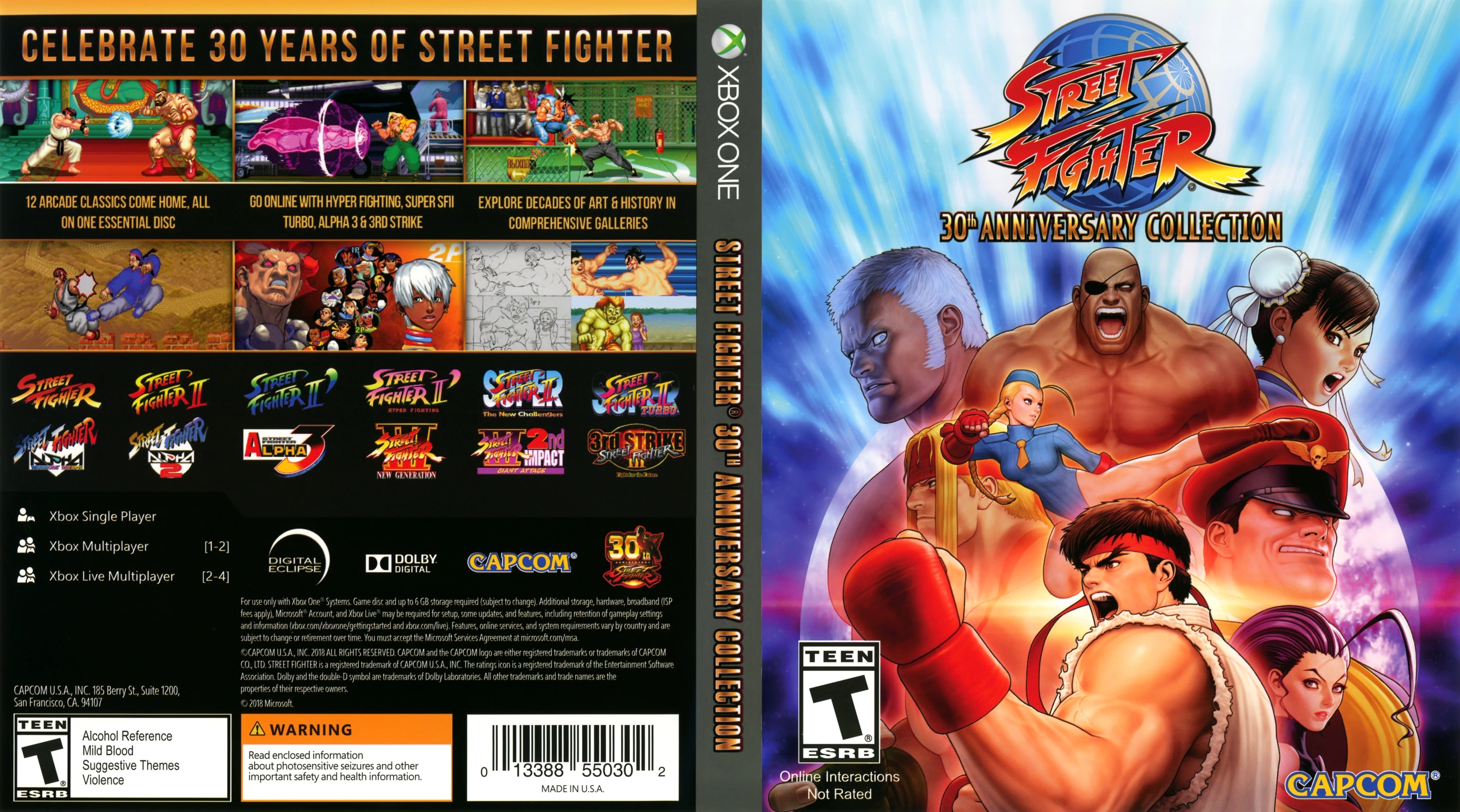 Street Fighter 30th Anniversary Collection Xbox One - Video Game - Used - CaveGamers - Image 3