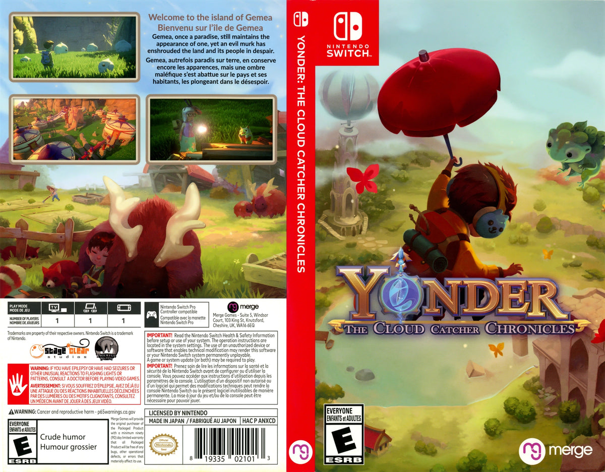 Yonder: The Cloud Catcher Chronicles Switch - Video Game - Used - CaveGamers - Image 3