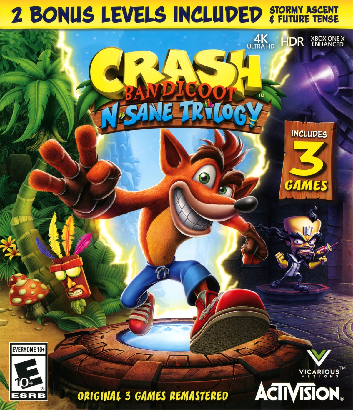 Crash Bandicoot N. Sane Trilogy Xbox One - Video Game - Used - CaveGamers