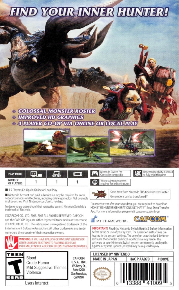 Monster Hunter Generations Ultimate